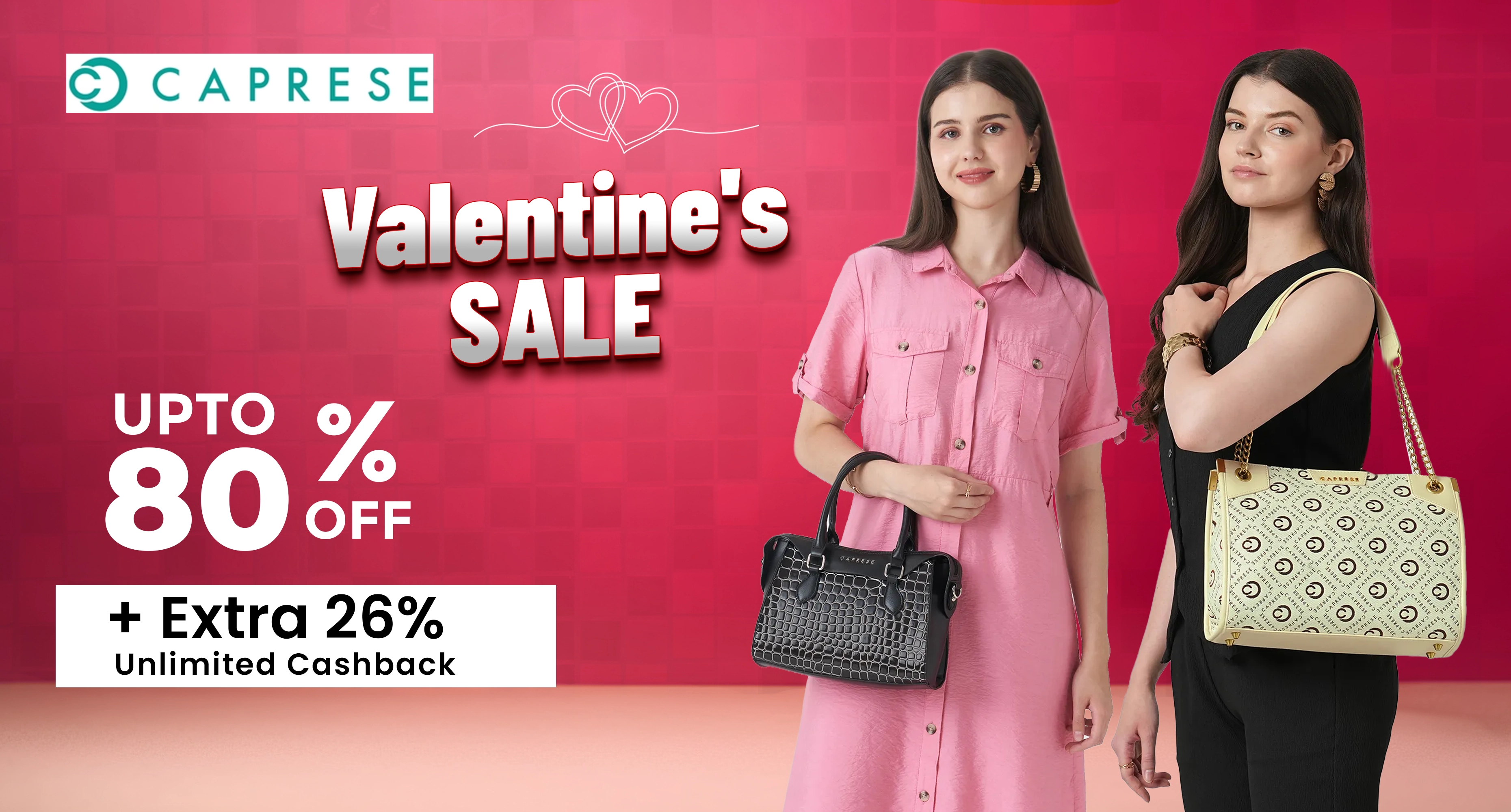 cashback offer on caprese bags