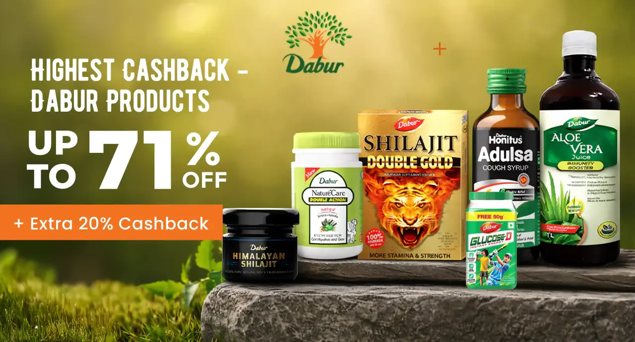 cashback offer on dabur products