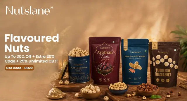 Nutslane Cashback Offer Banner