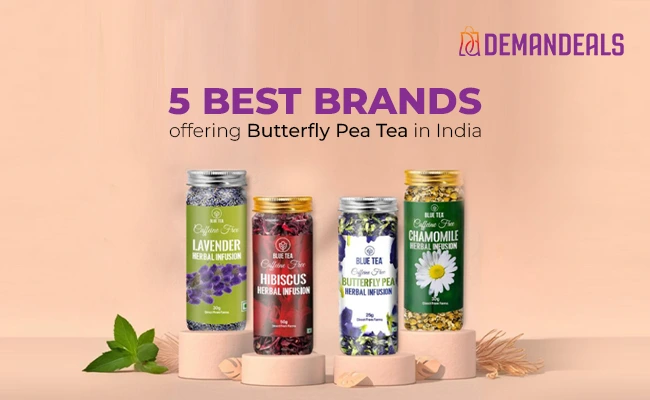 5 Best Brands Offering Butterfly Pea Blue Tea in India