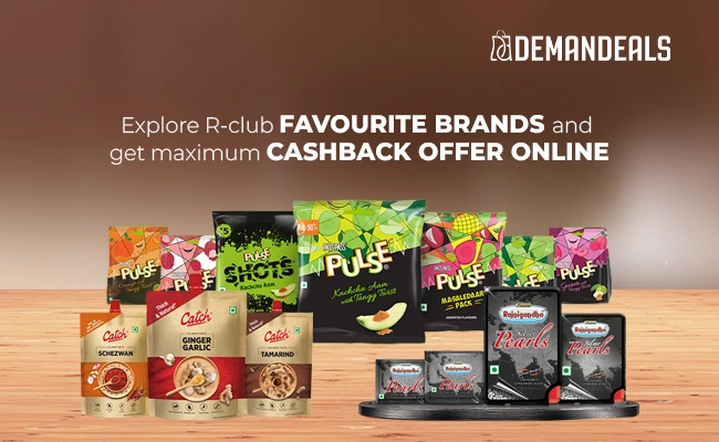Explore R-club Favourite Brands & Get Maximum Cashback Offer
