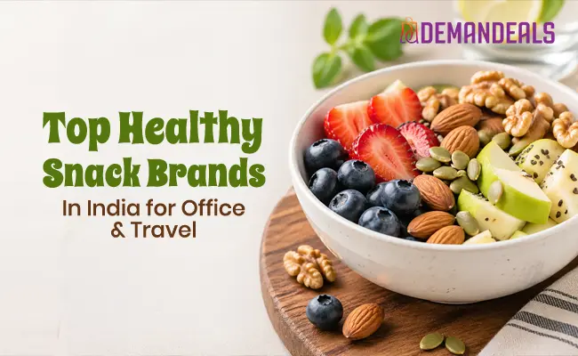 Top Healthy Snack Brands in India for Office & Travel