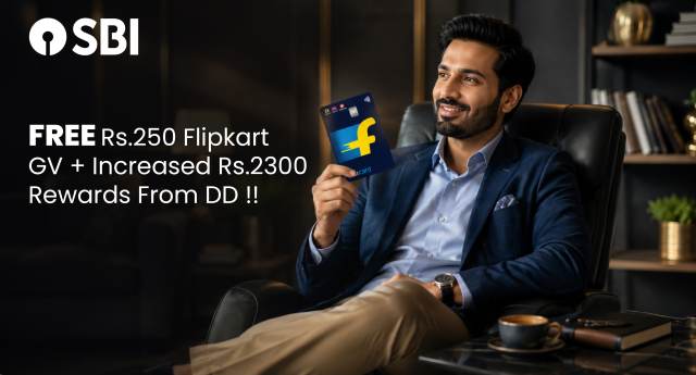 offer on sbi flipkart credit card